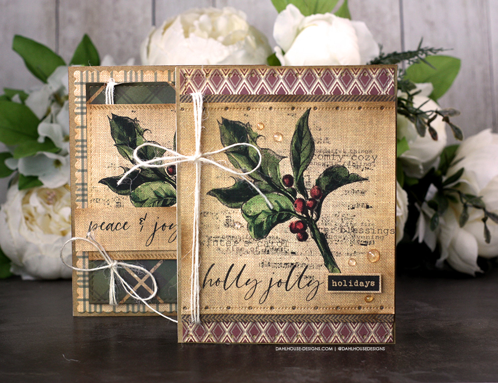 A Vintage Christmas Card | Cherished Holly | dahlhouse designs