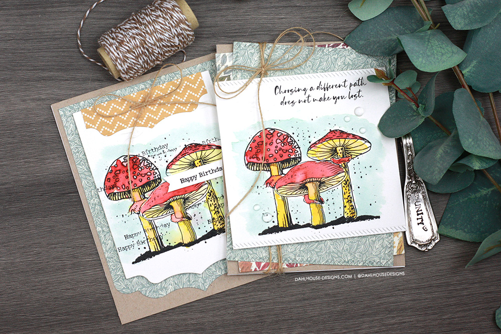 Watercolor mini note cards & gift box set ~ tutorial - Unity Blog