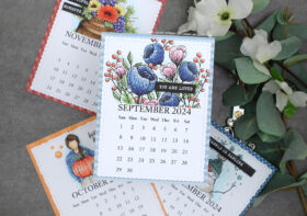 #unitystampco #minicalendar #diiycalendar #2024minicalendar #cardmaking #handmadecards #cardmaker #handmadegift #craftersgonnacraft #dahlhousedesigns
